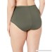 La Blanca Women's Plus-Size Island Goddess High Waist Bikini Swimsuit Bottom Olive B07CSPMNY3